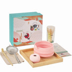 Authentic Matcha Tea Set – 7 - Piece Ceramic Kit with Spout Bowl & Gift Box - ZENRC Matcha Set