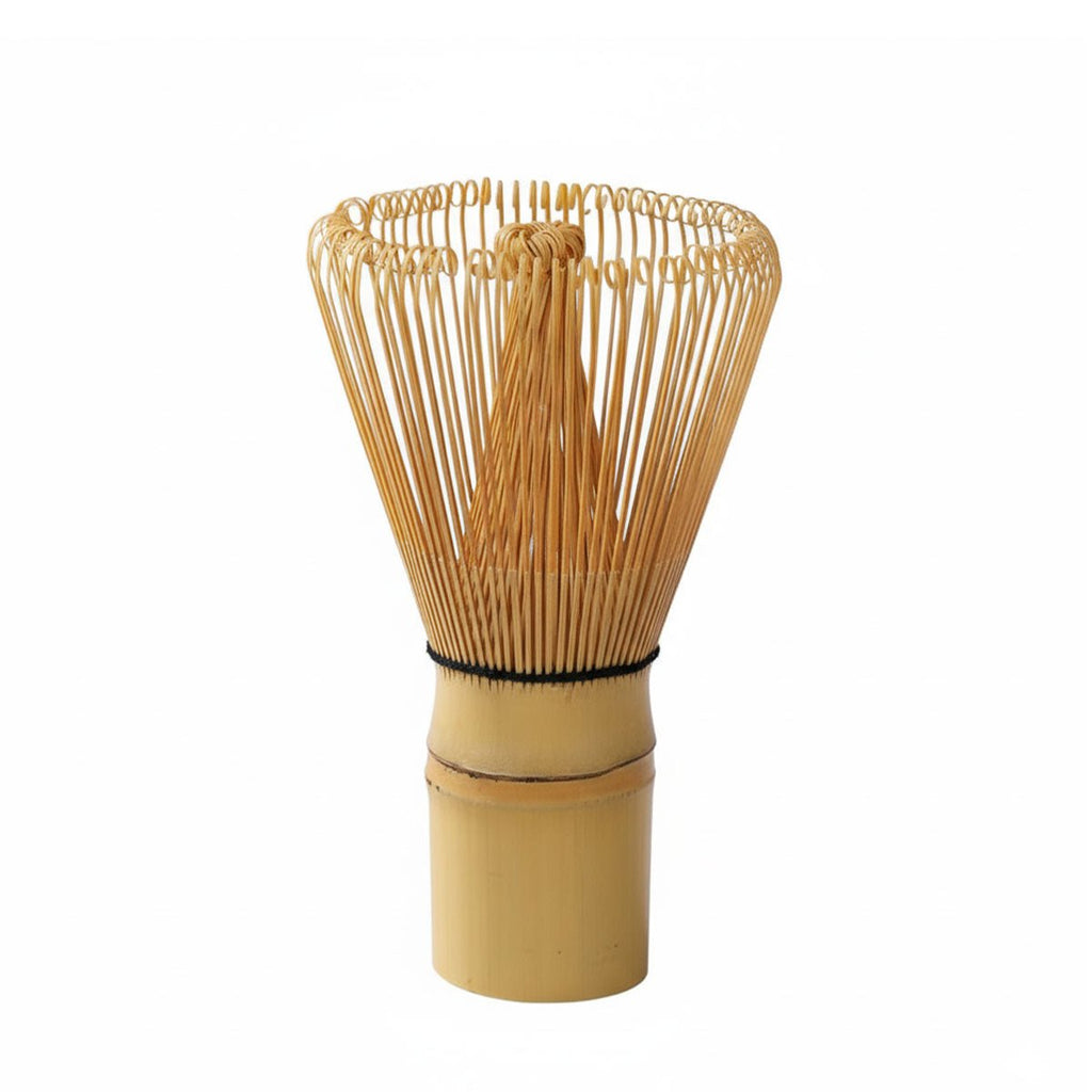 Bamboo Matcha Whisk – 100 - Prong Handmade Chasen for Frothy Matcha - ZENRC Matcha Set