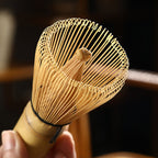 Bamboo Matcha Whisk – 100 - Prong Handmade Chasen for Frothy Matcha - ZENRC Matcha Set
