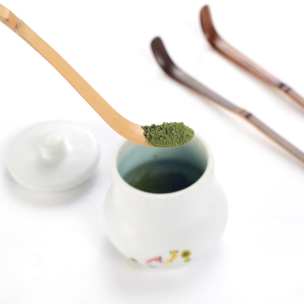 Matcha Bamboo Scoop – Hand - Carved Chashaku for Precise 1g Portioning - ZENRC Matcha Set