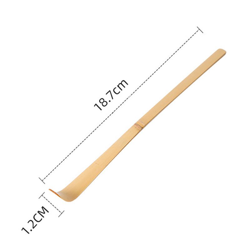 Matcha Bamboo Scoop – Hand - Carved Chashaku for Precise 1g Portioning - ZENRC Matcha Set