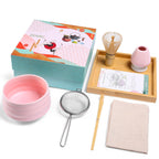 Matcha Chawan Set – 7 - Piece Ceramic Kit with Traditional Bowl (No Spout) - ZENRC Matcha Set