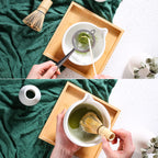 Matcha Making Set – 6 - Piece Compact Kit with Spout Bowl (No Tray) - ZENRC Matcha Set