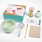 Matcha Making Set – 6 - Piece Compact Kit with Spout Bowl (No Tray) - ZENRC Matcha Set