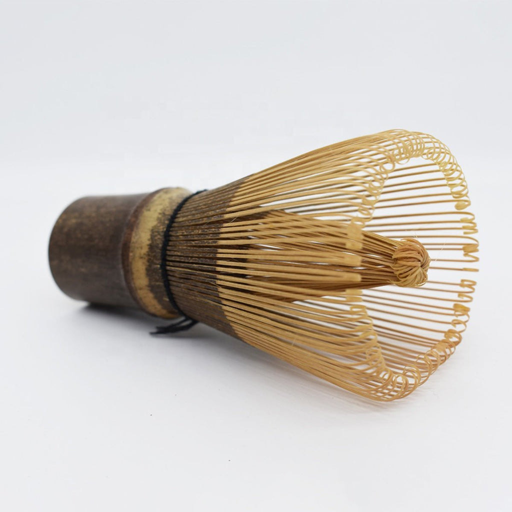 Purple Bamboo Chasen – 100 - Prong Handmade Matcha Whisk - ZENRC Matcha Set