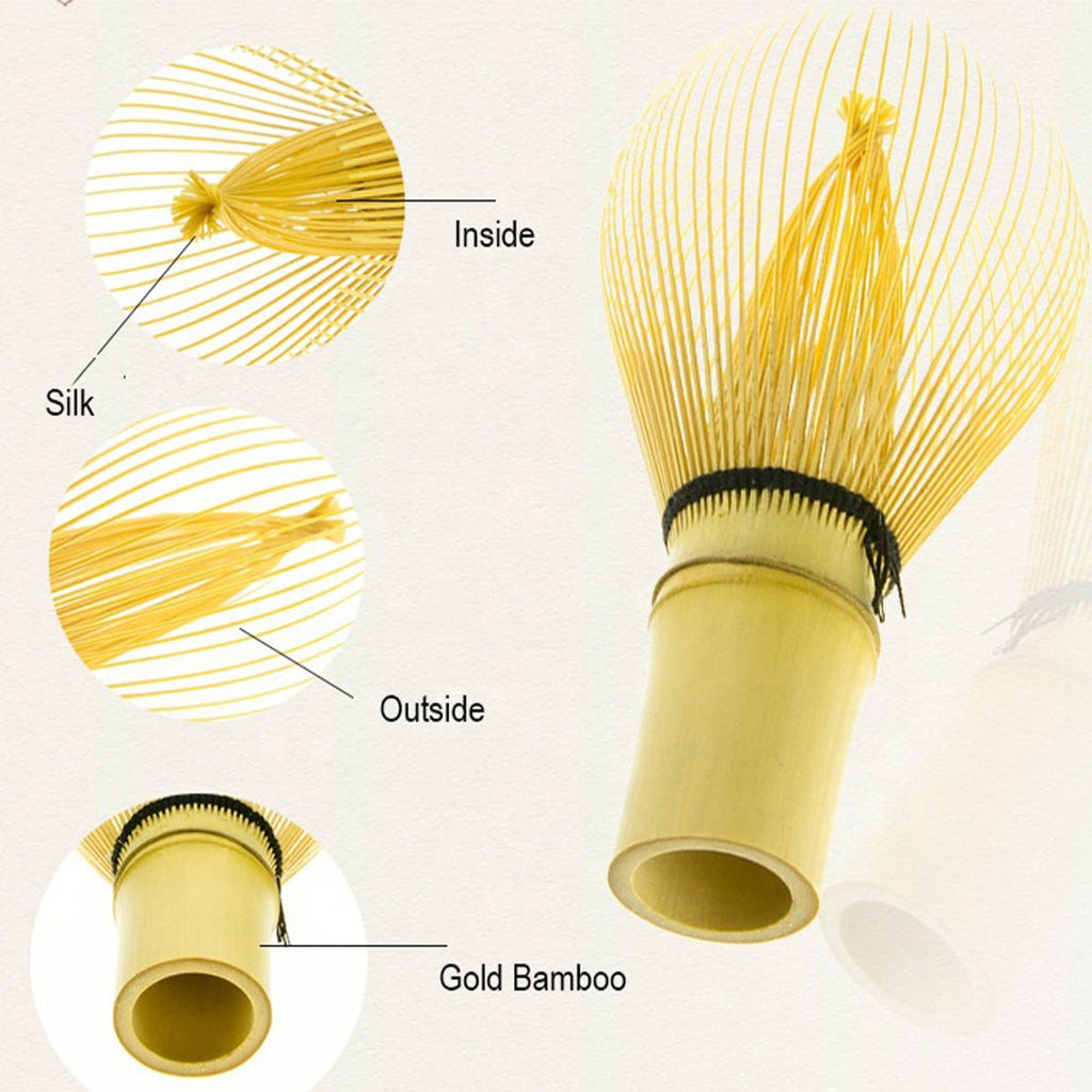 Shin Chasen – Handmade Purple Bamboo Matcha Whisk (Ceremonial Grade) - ZENRC Matcha Set